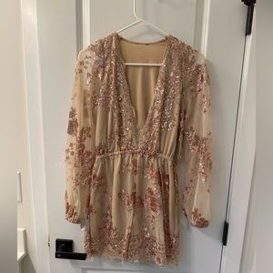 Sparkly romper. Worn once. Size small.